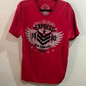 Mens express graphic tee like new size M